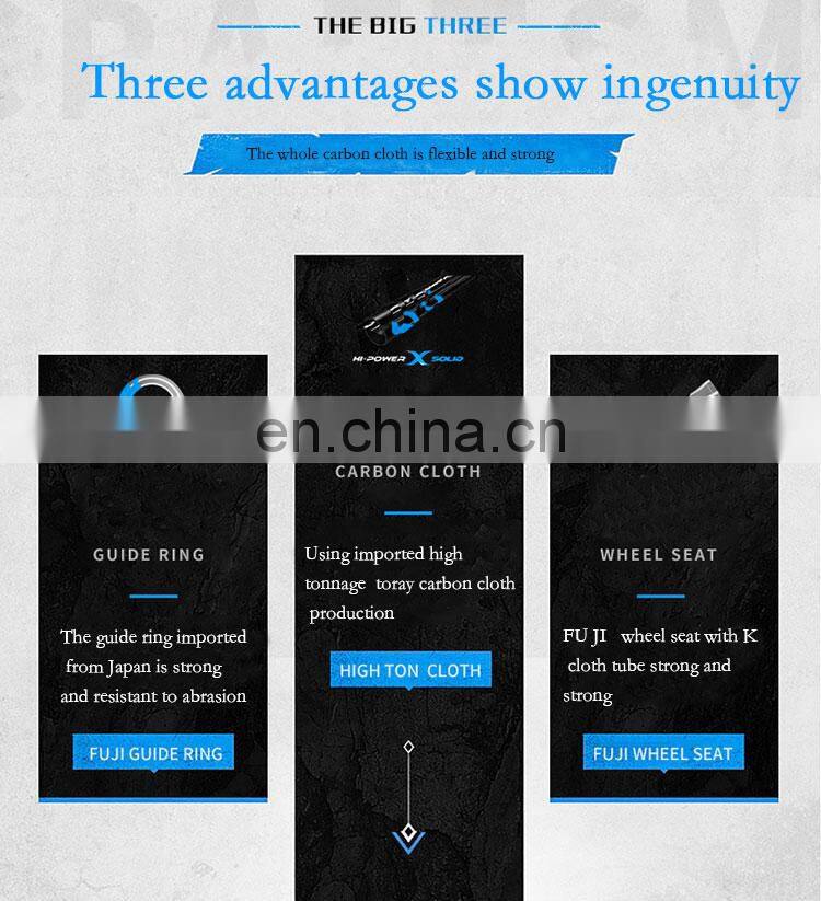 RANMI Japan Full Fuji Parts Lure Sea Boat slow Jigging Fishing Rod 2 Sections Carbon Fiber Saltwater Spinning Fishing Rod