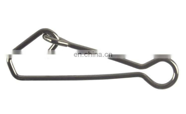 0-6# Stainless steel snap Fishing accessories swivel