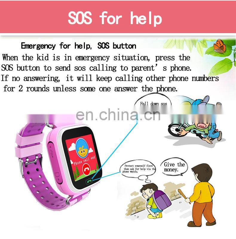 YQT China factory Wholesale Children Kids Smartwatch 2G SIM Card GSM Smart Watch For Kids Q523 Q90