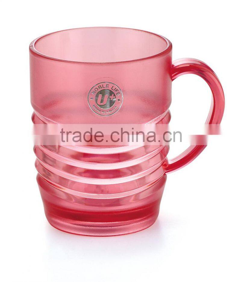 Good Quality PP food grade novel design printing logo plastic mug