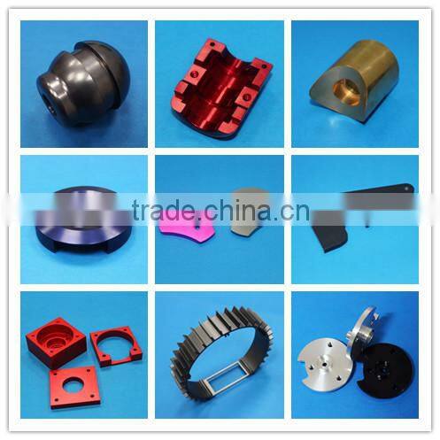 metal lathe machined parts/black heat sink plate/metal lathe service