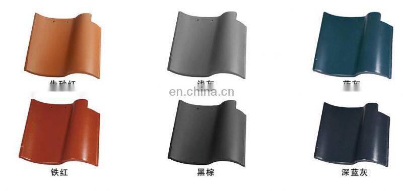 Double china roof tiles prices/half round clay roofing tile/spanish roof tiles