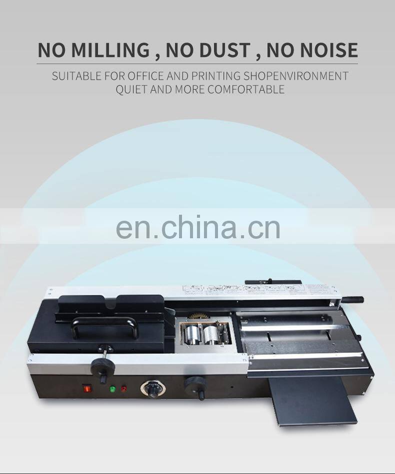 SBM-50D A4 high quality glue binding machine binder with Hot melt colloidal particles