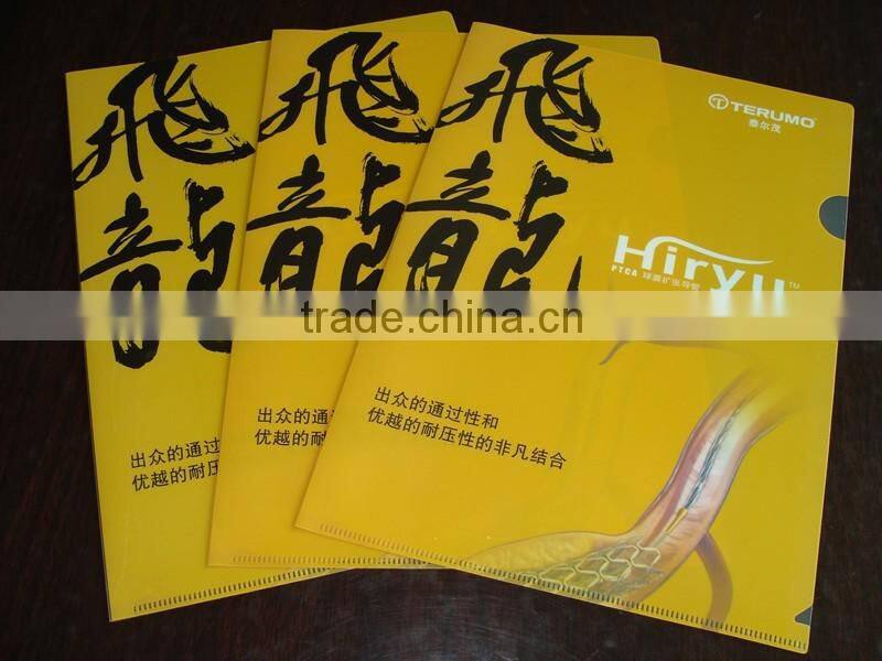 wholesale plastic sheet folder, 20 pages display pocket pp clear book file folder