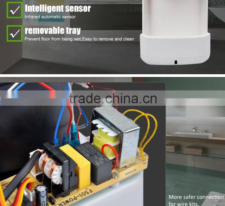 Factory whosale automatic hand dryers with tray hotel restaurant infrared sensor hand blow dryer customized plug hand dryer