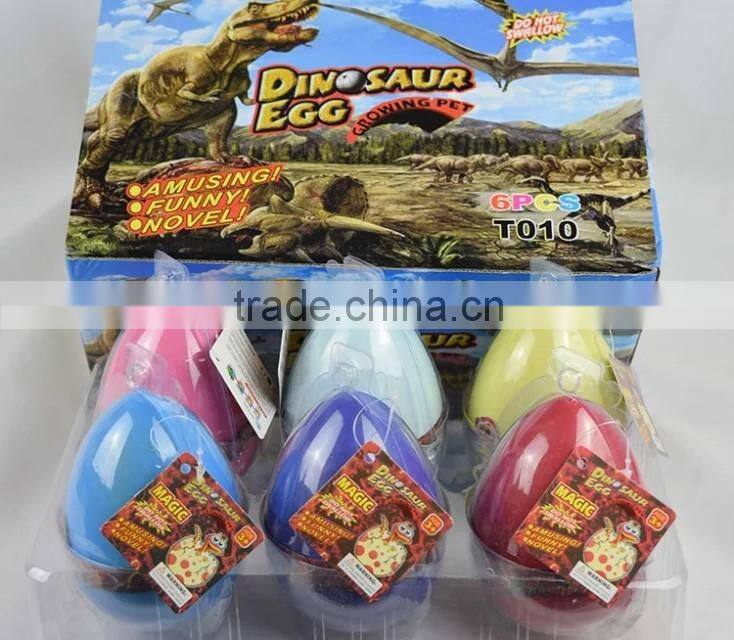 Promotional colorful yuhua stone plastic dinosaur puzzle in jurassic egg