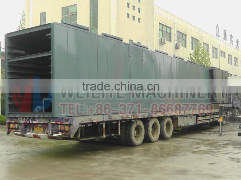 multi-layers coal briquettes/pellet material mesh belt dryer / steel mesh belt dryer