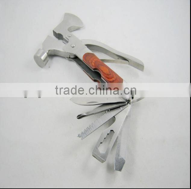 Stainless steel multi-function hammer with screwdriver