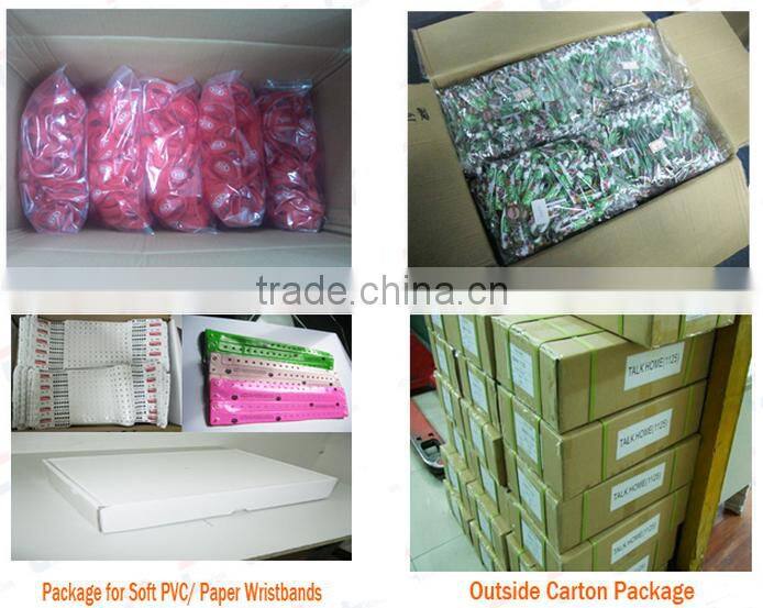 MDW85 Colored Ticket RFID 14443A NFC Wristbands