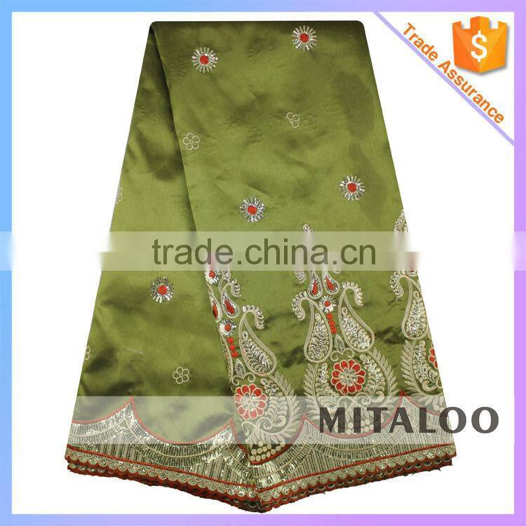 Mitaloo Soft Materia Nigerian Bride Geirge Aso Ebi George Fabric For Nigerian MGP1009