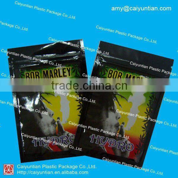 aluminum blue sky retro bag potpourri zipper bag 4.5 g mini bag bob barley