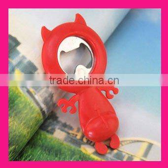 fashion soft pvc football bottle opener