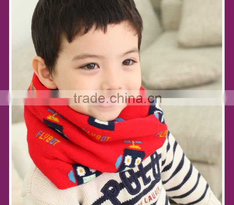 2014 Winter Hot Selling Baby Kids Acrylic Knitted Robber Circle Loop Scarf