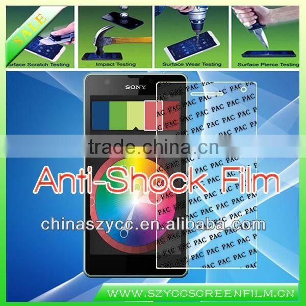 Explosion-proof Anti-shatter PAC Screen Film For Sony Xperia ZR(PayPal available)
