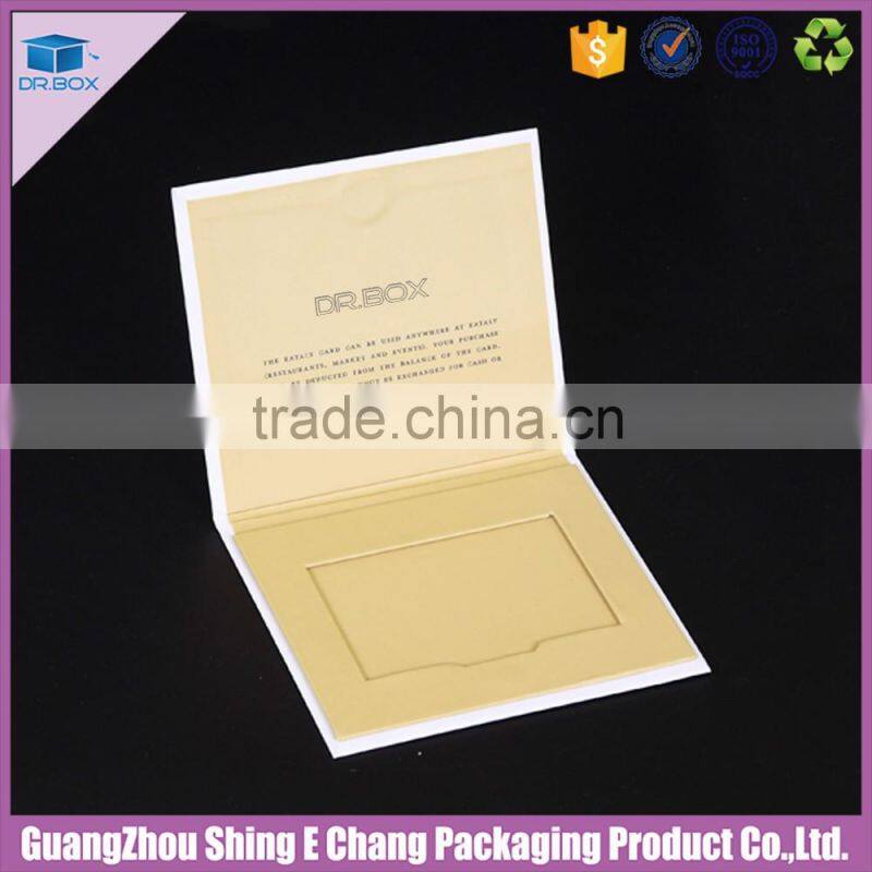 2016 new design business card box with factory price