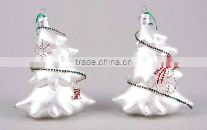 New Design Christmas tree ornament Xmas Ornament glass hangers