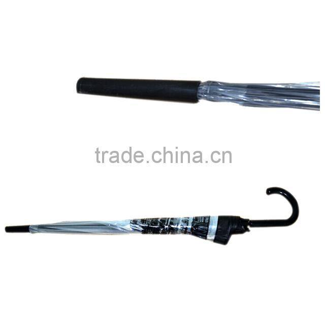 Hot sale pvc folding England building transparent umbrella