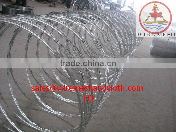 Razor barbed wire fence razor wire coil