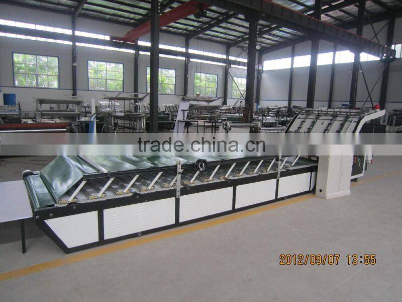 adsorb flute laminater machine