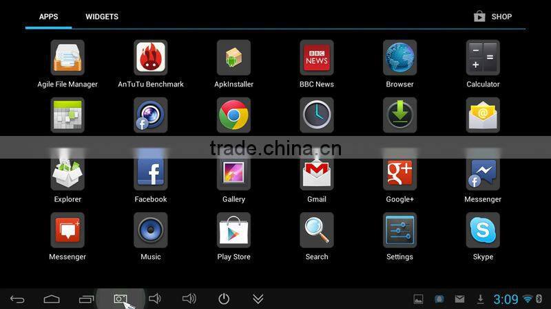 quad core rk3188 tv box android 4.2 2GB RAM 8GB Flash HD 1080P blue ray Playback