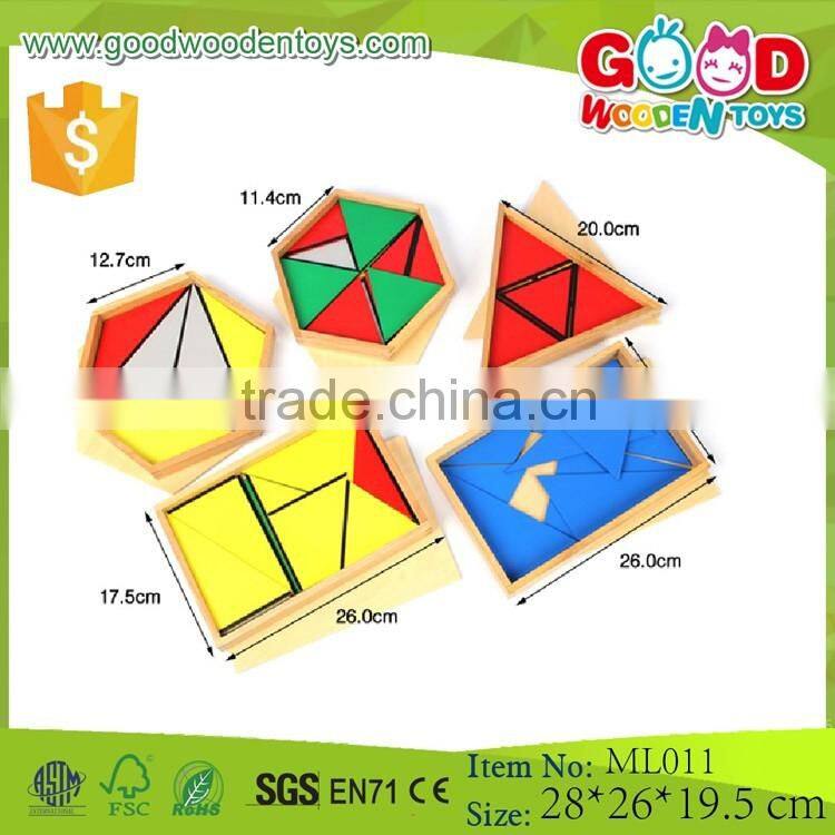 High Quality Children Early Learning Toys Montessori Teaching Aids Wooden Material Educational Set Montessori for Kids