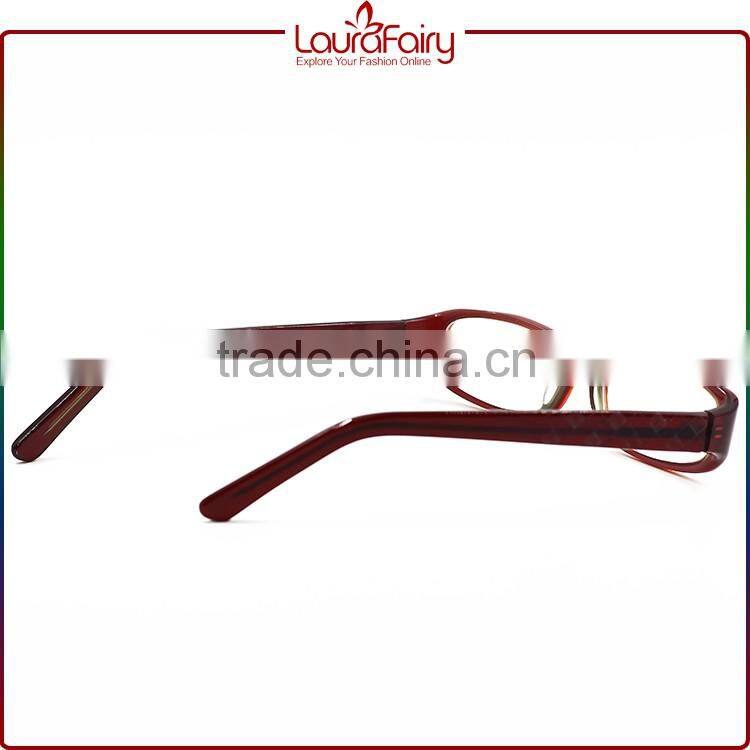 Laura Fairy Italy Trendy Wine Red Transparent Temple Best Small $1 Reading Glasses