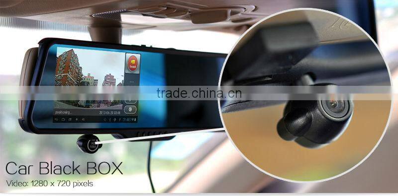 Smart rear view camera GPS with GPS navigation bluetooth DVR and android 4.0