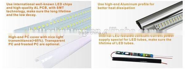 Newest design Super quality Purifying lamp for Clean area >LED Tube 48w white/warm light