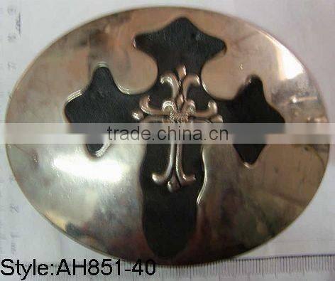 skull logo belt buckle heart shape joint buckle men clip metal buckle