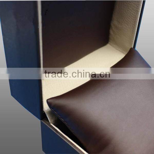 Classics chocolate color plastic single watch box gift single watch box