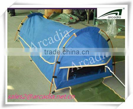 Australian style canvas double swag tent