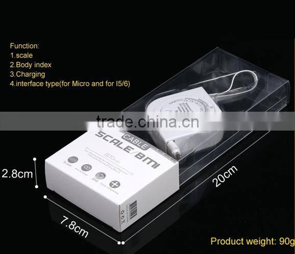 Tape measure data line USB data charge cable for Smart Phone USB Cable