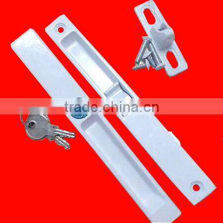 Double Sides Window Lock Aluminum Sliding Latch Lock With Lock Key