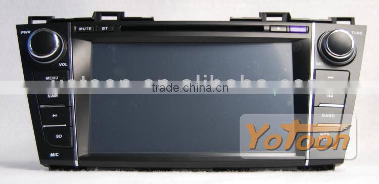 Car DVD GPS Player for Mazda 5, HD/PIP/12 languages USB/SD/BT/IPOD/AV-in/AUX/ back view/car logo/wallpaper