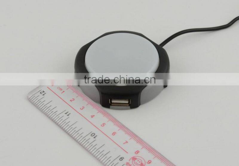 Creative Style USB2.0 Hub with 4 Ports Can Print Logo on Webkey Button as Promotional Gifts