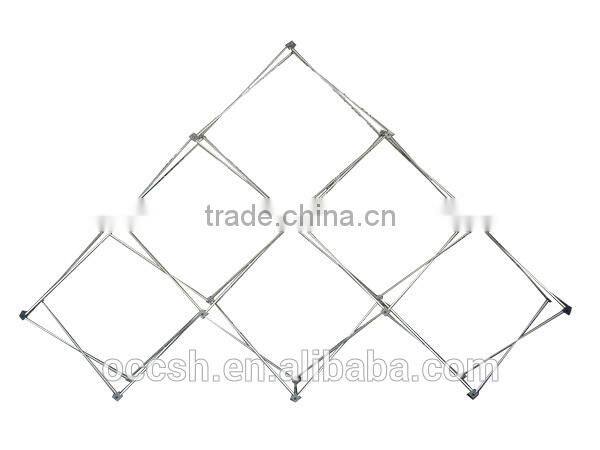 Aluminum Pop Up Display Stand Advertisement Backdrop Display