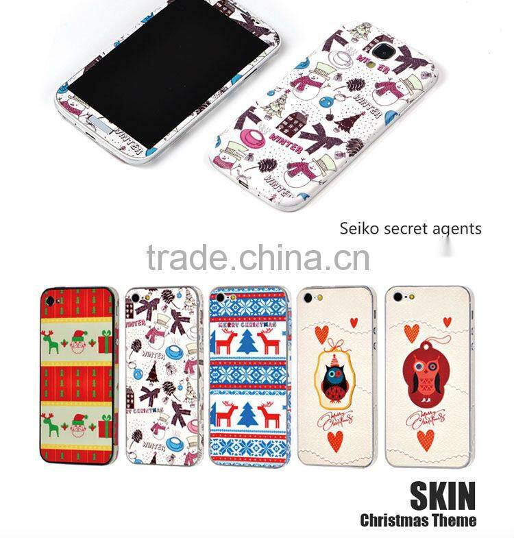 2014 for samsung s4 skin sticker cover with new design
