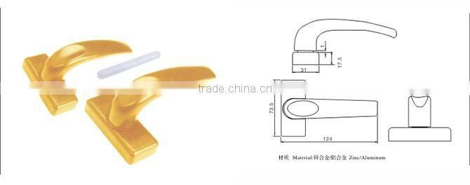Best Quality Door And Window Zinc Alloy Handle Lock
