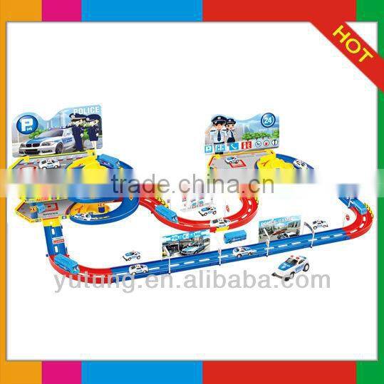 Pull back police car game/car toys