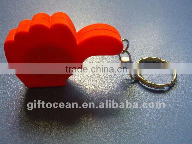 thumb shape 1m premium tape measure with keychain