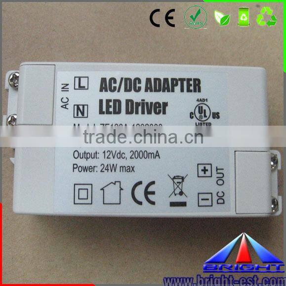 power supply forLED Lighting from China suppliers,24w LED Driver with CE ROHS approved.