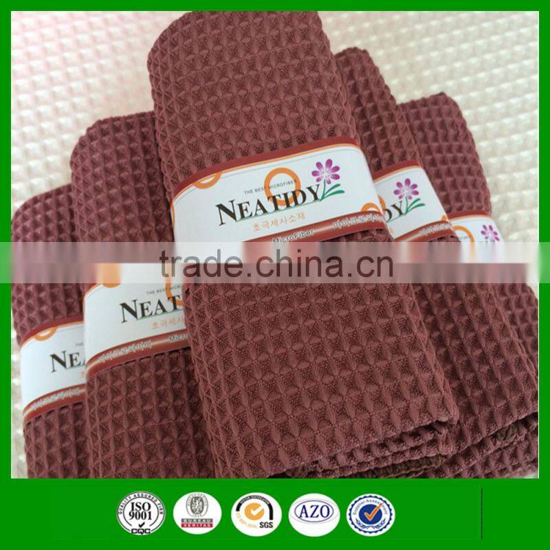 25''x36'' colored waffle weave microfiber towels