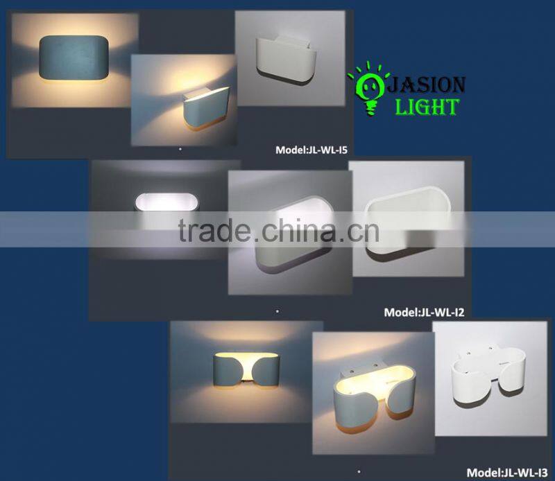 CE Rohs surface mounted white small modern wall lamp
