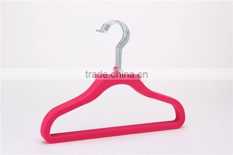 Standby Children Velvet Flocking Clothes Hanger Nonslip Hanger for Kids