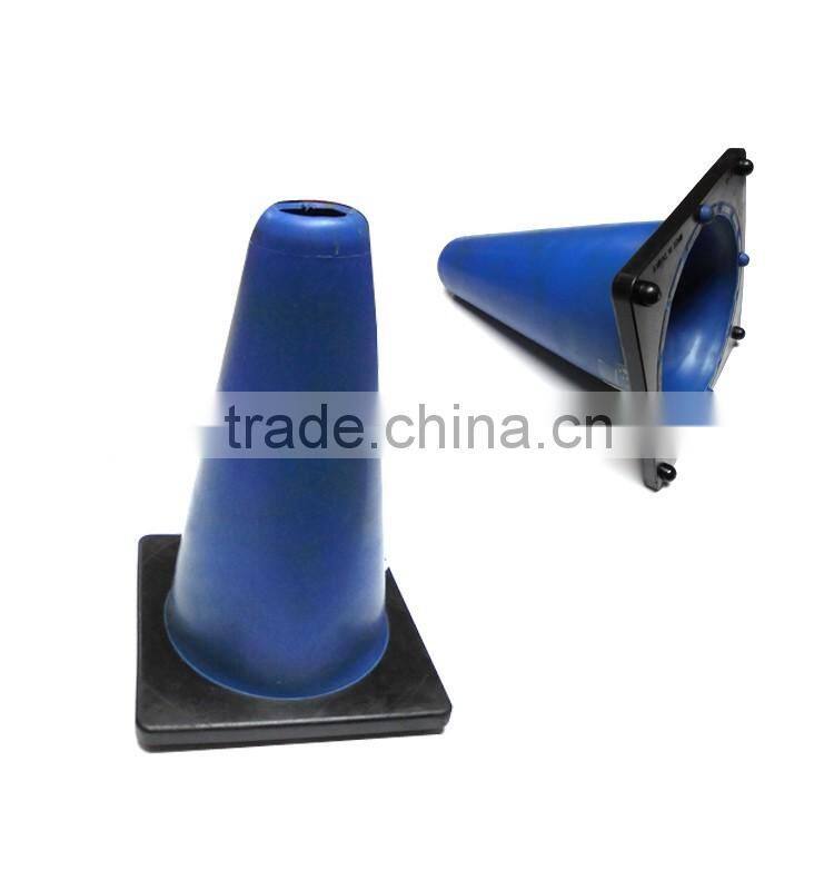 2016 New Design Sport Equipment 9 Inch TPR Two Color Cone
