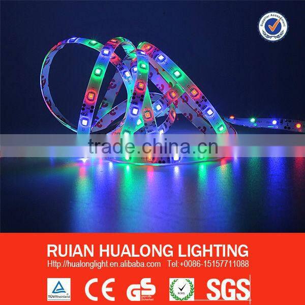 12V jacked LED Tape Light RGB waterfall function with remote and controller