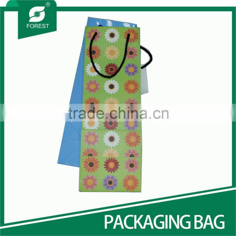 PROMOTIONAL PRINTED PAPER BAG WINE PAPER BAG