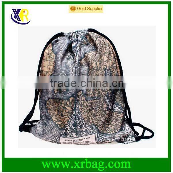 Women Mochila Man Sport Gym Bags Travel Backpack Happy Monkey Printed Bag With Drawstring
