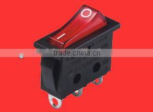 Lighted red led on off rocker switch