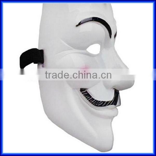 Hot anonymous resin V for vendetta mask for adult costume cosplay, odor eliminating masquerade masks halloween party masks